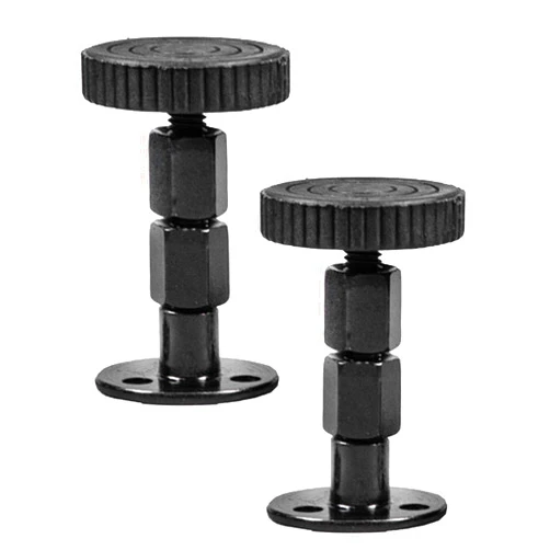 CHEERYMAGIC 2 Pieces Black Adjustable Threaded Bed Frame Anti-Shake Tool Headboard Stoppers P1-CTGDQ