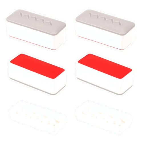 uxcell 4 Pcs Toilet Seat Bumper Kit, 25mm Thickness Bidet Bumpers Pads Rubber Square Seat Spacer Replacement with Strong Adhesive for Toilet Cover