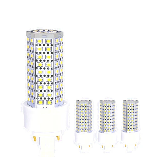 TSEXES Gx24q Base LED Bulb,4-Pin Light Bulb,13W PL-C Recessed Lamp Replacement 26W Fluorescent Light Bulb,Daylight 5000K,4-Pack