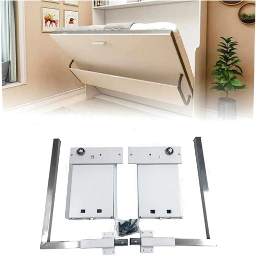 Generic Horizontal Murphy Wall Heavy Duty Bed Support for Twin Full Size - DIY Wall Bed Springs Mechanism Hardware Kit