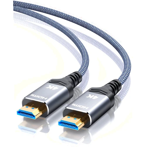Highwings 4K60HZ 50 FT HDMI Cable Fiber Optic Long,Unidirectional 2.0 High-Speed HDMI Braided Cord Support HDR Video 4K 2160p 1080p 3D HDCP 2.2 ARC-Compatible with Ethernet Monitor PS4/3 Fire