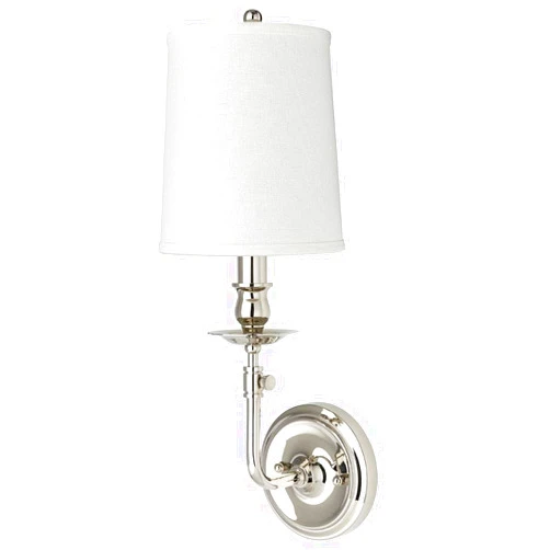 Hudson Valley Lighting Logan - One Light Wall Sconce - 6.25 Inches Wide by 16 Inches High-Polished Nickel Finish