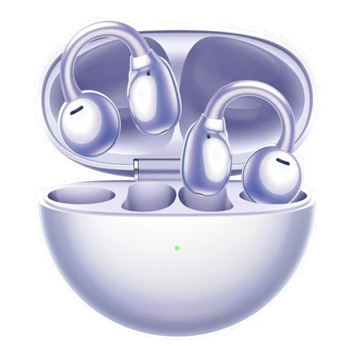 HUAWEI FreeClip Wireless Earbuds - Open Ear Bluetooth Earphones with Long Lasting Battery & AI Crystal Clear Sound - Lightweight in-Ear Headphones with IP54 Resistance to Dust & Water