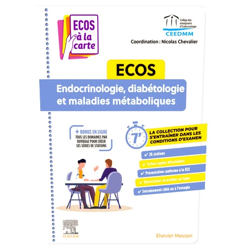 Diabète et maladie Collège des enseignants d'endocrinologie,Philippe Baltzinger,Fabrizio Andreelli,Magalie Haissaguerre Haissaguerre,Fritz-Line Velayoudom,Jean-Baptiste Julla,Géraldine Vitellius,Eva Feigerlova,Hélène Bihan,Laure Cazabat,Thibault Bahougne,Anne Bachelot,Benjamin Bouillet,Philippe Thuillier Thuillier,Sara Barraud Barraud,Stéphanie Espiard,Nicolas Chevalier,Hélène Lasolle ECOS Endocrinologie, diabétologie et maladies métaboliques: ECOS à la carte (French Edition)