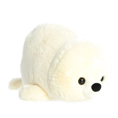 Aurora® Adorable Spudsters™ Stella Seal™ Stuffed Animal - Comforting Cuddles - Playful Companions - White 10 Inches