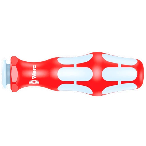 Wera - 05003991001 - VDE Insulated bit Hand Holder, 3817 VDE Kraftform Stainless Blade-Holding Handle, 9 x 98 mm