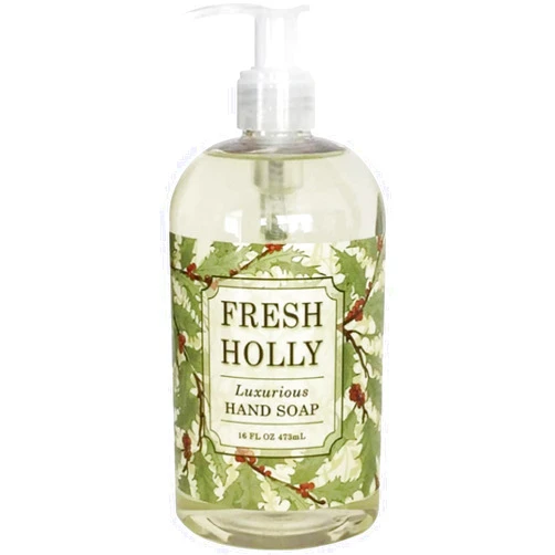 Greenwich Bay Trading Company Greenwich Bay FRESH HOLLY Hand Soap Enriched with Shea Butter and Eucalyptus Oil 16 oz.