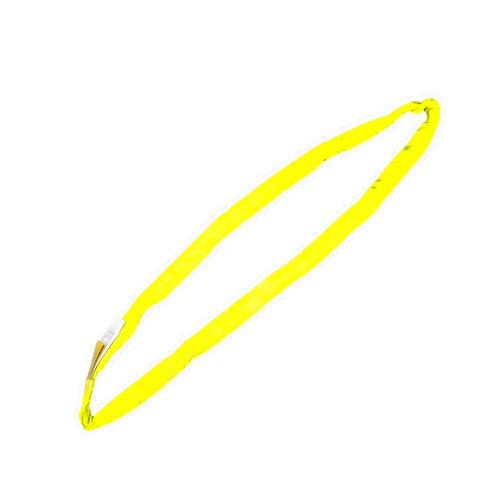 Generic Polyester Endless Round Sling ENR 12 FT Yellow | Rim Sling Lifting Towing & Recovery Strap | 16,800 lbs.