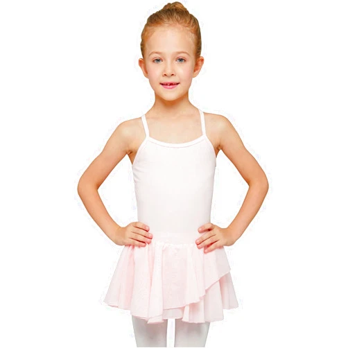 MdnMd Toddler Girls Ballet Dance Leotards Skirt Ballerina Ballet Outfit Dresses Camisole Puff Sleeve