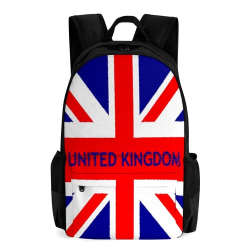 Generic United Kingdom Flag British Fashion Backpack Light Weight Daily Travel Hiking Laptop Shoulder Bag