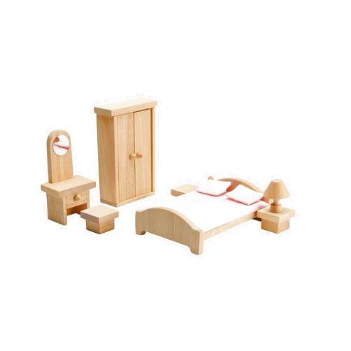 PlanToys Plan Toy Doll House Bedroom - Classic Style