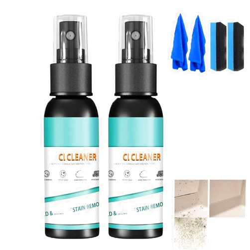 YCQPET Gelmalls Cleane,Quick-Acting Foaming Stain Remover Spray, Powerful Household Cleaner Foam Spray for Walls,Tiles, Floors,Sinks (30ml*2)