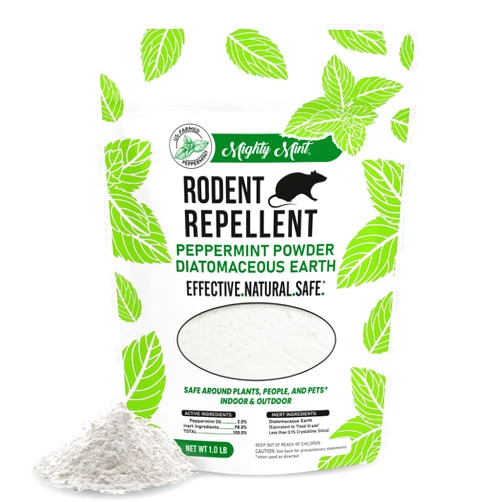 Mighty Mint Rodent Repellent, Diatomaceous Earth Peppermint Pest Powder, 1 lb