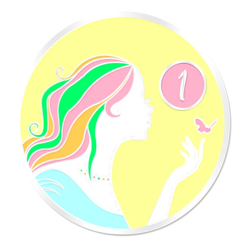 GOSIN 1 Year Sobriety Coin | A Sober Woman Triplate AA Chip | Glow in The Dark Anniversary Token Recovery Gift for Women