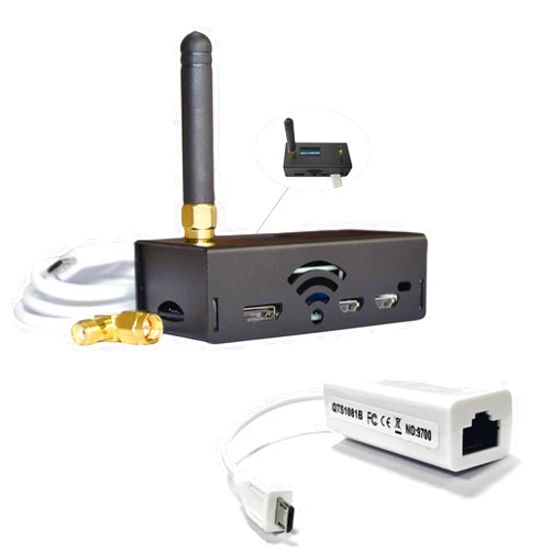 AURSINC MMDVM Hotspot Spot Radio WiFi Digital Voice Modem Work Contained with Raspberry Pi Zero 2W, Supports C4FM YSF NXDN DSTAR P25 DMR (with Ethernet Cable)