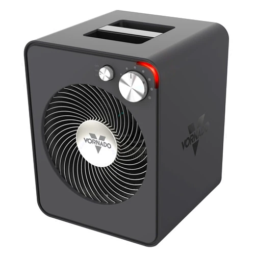 Vornado VMHi300 Whole Room Metal Space Heater, Mechanical Thermostat, Advanced Safety, Storm Gray