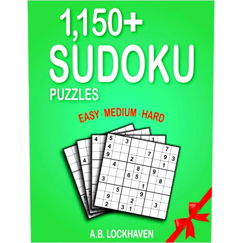 A B Lockhaven,Grace Lockhaven 1,150+ Sudoku Puzzles: Easy, Medium, Hard (Coloring and Activity Books)