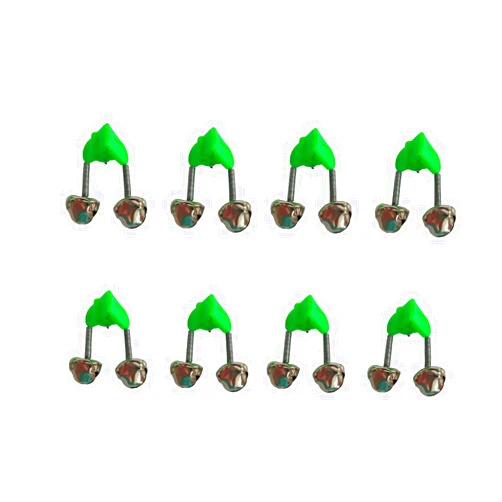 ZYYC 8 Pcs Fishing Rod Extra Loud Alarm Dual Alert Bell, Plastic Fishing Rod Alarm Bell, Fishing Bells, Fishing Rod Bells, Fishing Bells for Rods Clip, Fishing Bells, for All Kinds of Sea Rod