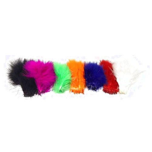 Creative Angler Strung Marabou Bird Feathers for Tying Fly Fishing Flies - Fly Tying Accessories - Perfect Choice for Tail & Wings and Easy to Tie On The Lure
