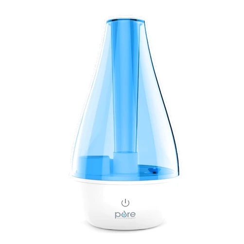 Pure Enrichment MistAire Studio Ultrasonic Cool Mist Humidifier - Small & Compact, Overnight Operation, 2 Mist Settings, Optional Night Light, & Auto Shut-Off - For Offices, Plants & Small Spaces