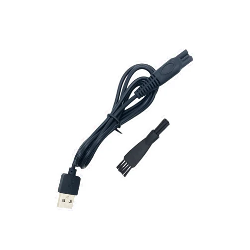 PDEEY Charger Replacement for Brightup Beard Trimmer, USB Charging Cord Cable 4 ft, with Cleaning Brush