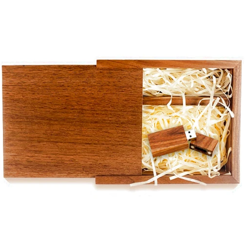 TATMOHIK 128GB USB 3.0 Wooden USB Flash Drive,TATMOHIK Wedding USB Drive with Box for Storing Photos, Wood USB Thumb Drive with USB Gift Box for Birthday/Wedding/Christmas Day(Box:6.73x6.73x1.38 inch)