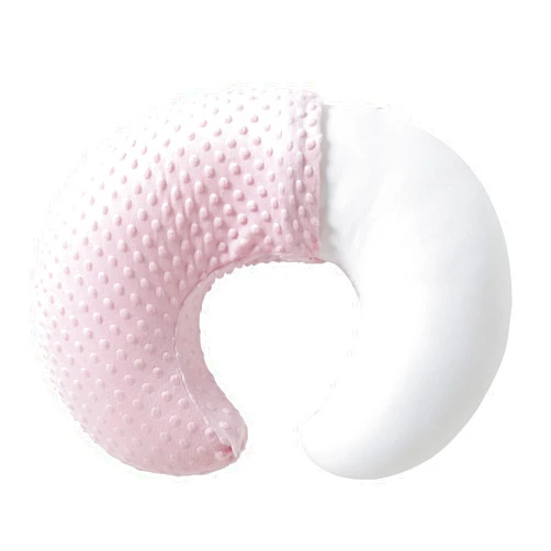 QUENESS BABY Baby Nursing Pillow and Body Positioner with Premium Slipcover for Breastfeeding for Baby Boys and Girls, Feeding Pillow with Breathable Comfortable Pillowcase (Blushing Bride)