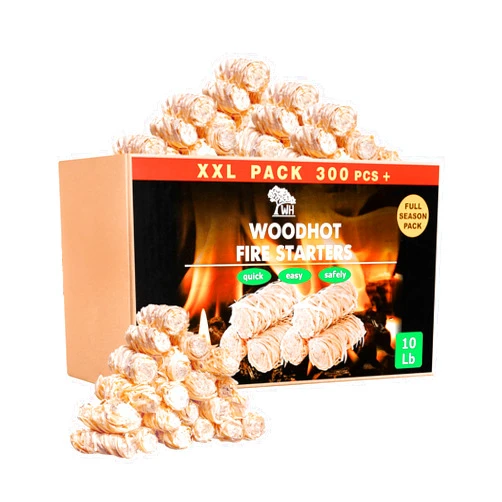WH WOODHOT Natural Tumbleweeds Fire Starter - 13min Burning Time - 10 LB Large Box - Sustainable Starters Charcoal Starters for Fireplace Campfires Grill BBQ Firepits