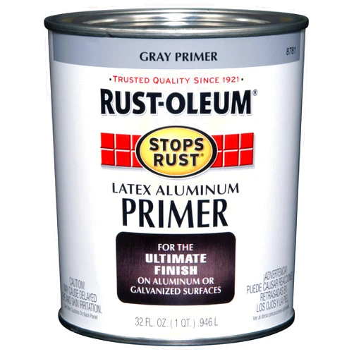Rust-Oleum 8781502 Stops Rust Aluminum Flat Primer, 32 Fl Oz (Pack of 1)