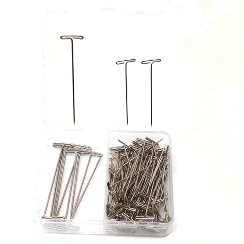 VTurboWay Labs Nickel Plated Science Dissection T-Pins, Frog Dissection pin(Pack of 110, 100 Pack 1.5