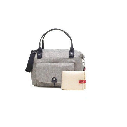 Babymel Jade Diaper Shoulder Bag, Gray, One size