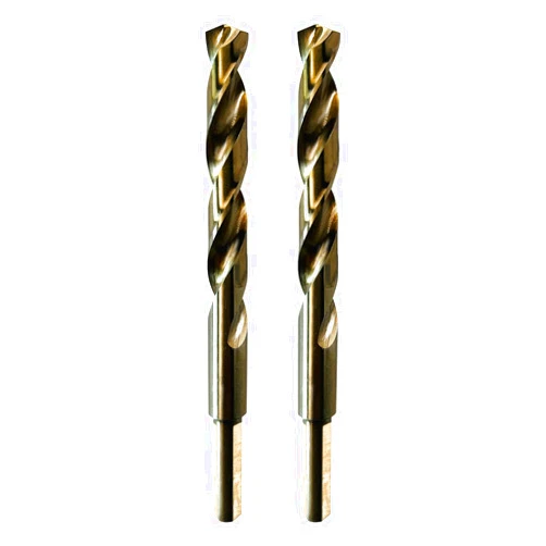 STROTON 1/2 Cobalt Drill Bit for Stainless Steel and Hard Metal, M35 High Speed Steel Heavy Duty (1/2 Inch x2PCS) Drill Bits.