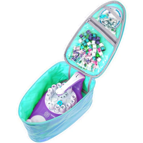 PACMAXI Carrying Case for KumiKreator Friendship Bracelet Maker, Waterproof Storage Bag for Cool Maker KumiKreator, Carrying Case for Necklace and Friendship Bracelet Maker Activity Kit (blue)