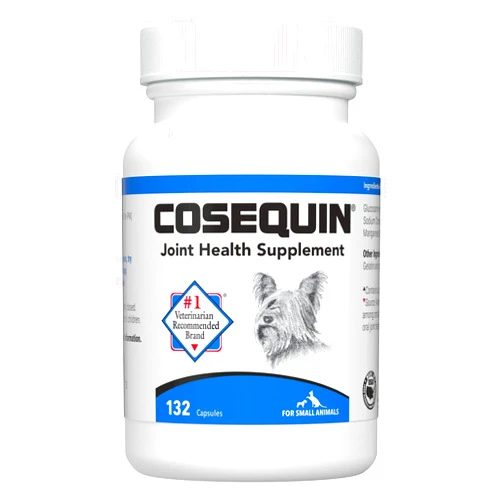 Cosequin Nutramax Cosequin Joint Health Supplement for Cats and Small Dogs - With Glucosamine and Chondroitin, 132 Capsules