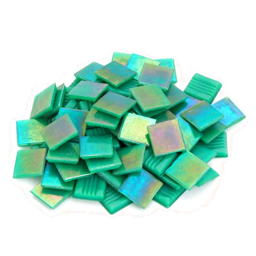 Milltown Merchants™ Iridescent Mosaic Tile (1 Pound, Green - 3/4 Inch)