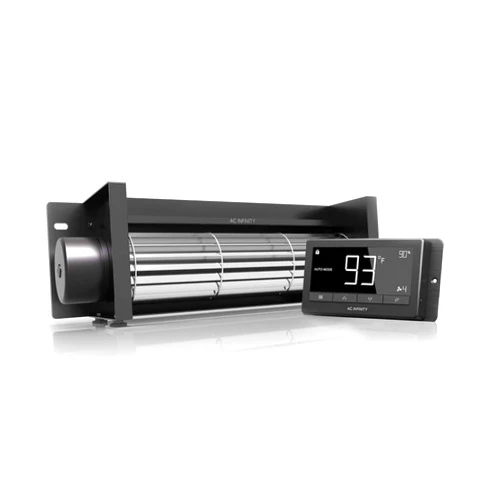 AC Infinity AIRBLAZE T12, Universal Fireplace Blower Fan Kit 12