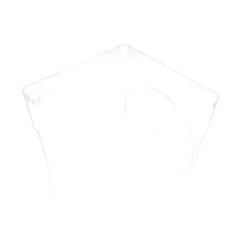 Maxtek 7mm Slim Clear Single CD/DVD Case, 100 Pieces Pack.