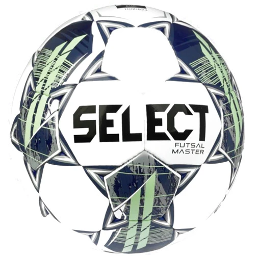 Select Futsal Master FIFA Basic Ball Master WHT-GRE, Unisex, Soccer Ball, White/Grey/Black/Green, 4