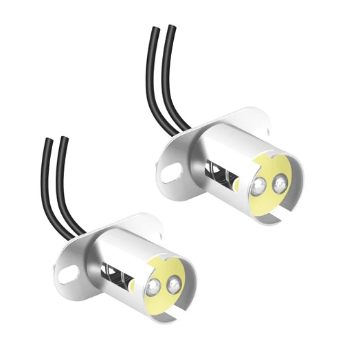 IHOTDER 2PCS 1157 Bulb Socket,BAY15D Car Light Bulb Socket Adapter with 2 Wire Connectors,1157 LED Bulb Socket for Turn Signal Light/Brake Light/Tail Lights of Car Truck(BAY15D)