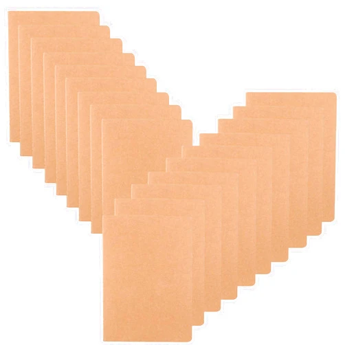 XYark 20 Pack Blank Small Pocket Notebook Journals Bulk with Thick Unlined Paper, 60 Pages, 5.5x3.5 inch, A6 Size, Easy to Carry, Kraft Cover, Diary Writing Sketchbook Subject Notebooks Planner