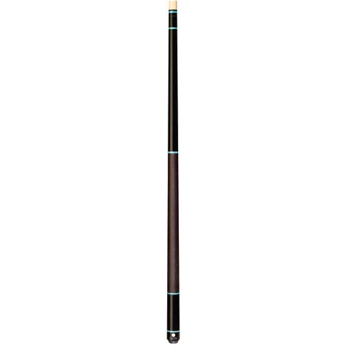 Lucasi Custom Mystic Black Pool Cue with Upgraded Shaft, 21-Ounce