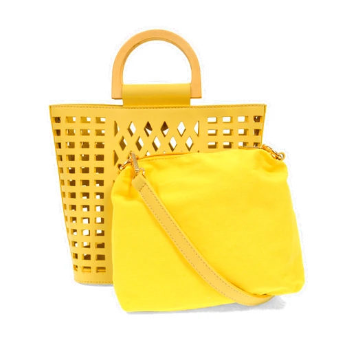 Joy Susan Madison Cut-Out Tote: Crossbody Handbag
