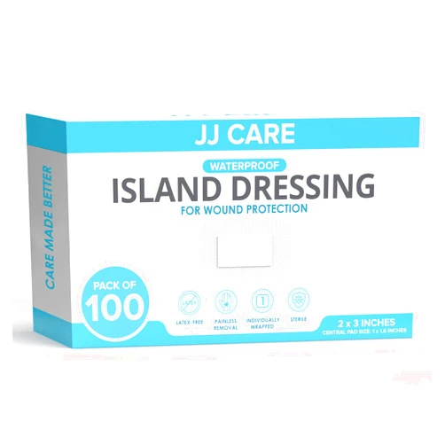 JJ CARE Waterproof Adhesive Island Dressing [Pack of 100], 2