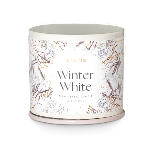 ILLUME Vanity Tin Candle, Winter White, Signature 11.8 oz.