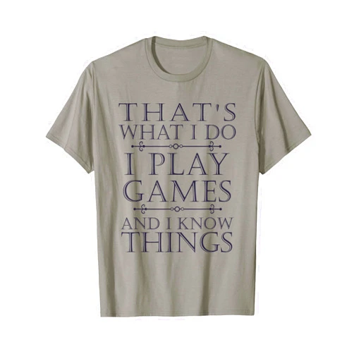 Funny Gamer & Game T-Shirts Co. That's What I Do Game T-Shirt Funny Video Games Gift Top Tee T-Shirt
