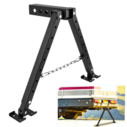KSWLOR ‎‎KSWLOR Hitch Mount Stabilizer ,Fit 2'' RV Stabilizer Hitch Stand,Heavy Duty Hitch Receivers for 5th Wheel Motorhomes Truck Campers Travel Trailers Help to Reduce Shaking（Adjustable Receiver 18