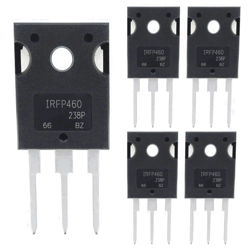 ALLECIN IRFP460 IRFP460N MOSFET Transistors 20A 500V IRFP460NPBF N-Channel Power MOSFETS Transistor 20 Amp 500 Volt TO-247(Pack of 5pcs)