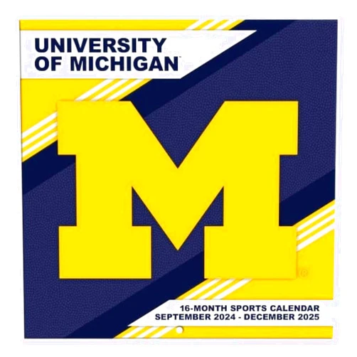 Turner Licensing TURNER SPORTS Michigan Wolverines 2025 Mini Wall Calendar (25998040523)