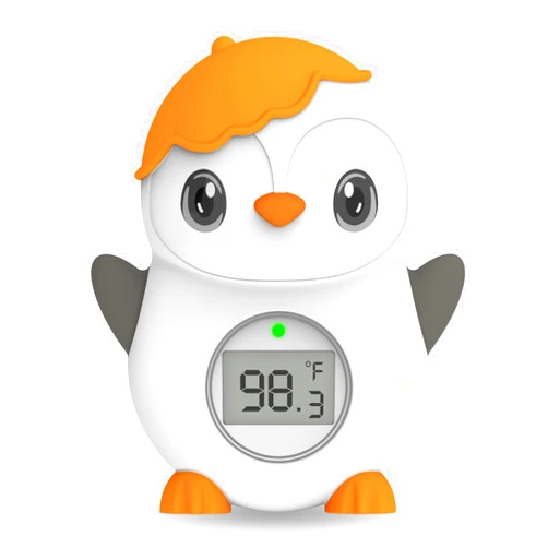 CHAMIUU Baby Bath Thermometer Floating Toy for Infant Safety - Baby Water Thermometer for Bathtub with Auto On/Off & Temperature Warning - Bath Tub Toy Gift for Kids Newborn Mother