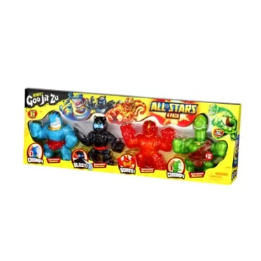 Playsets Heroes of Goo JIT Zu All Stars - 4 Pack - Thrash, Pantard, Blazagon, Braxor